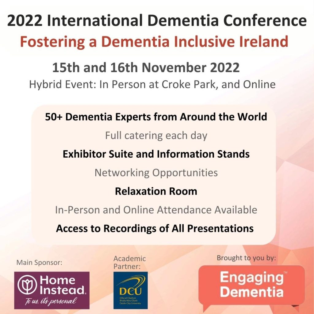 14th International Dementia Conference 2022 Engaging Dementia